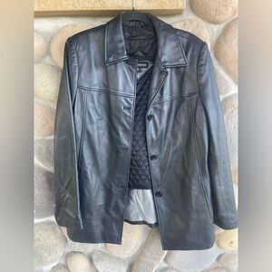 Valerie Steven’s leather jacket